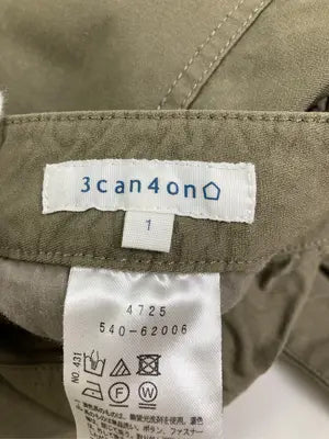 3can4on/サンカンシオン/その他パンツ/パンツ/カーキ/1