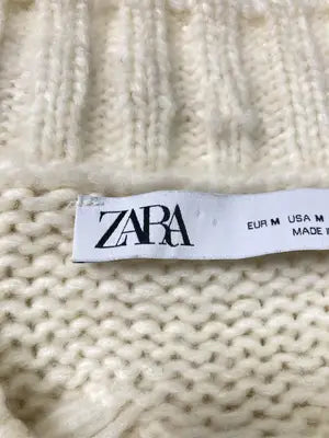 ZARA/ザラ/ベスト/トップス/アイボリー/M