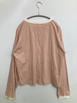 apres jour mignon/アプレジュールミニョン/Tシャツ/カットソー/トップス/オレンジ/LL