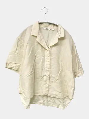 UNIQLO/ユニクロ/シャツ/ブラウス/トップス/アイボリー/S