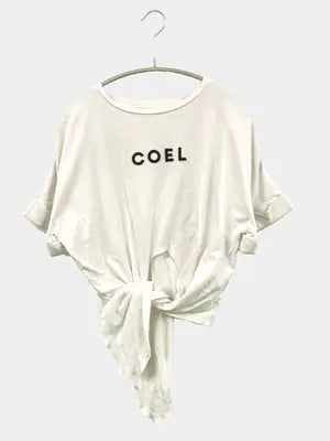 COEL/コエル/Tシャツ/カットソー/トップス/ホワイト/F