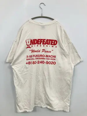 UNDEF EATED/アンディフィーテッド/Tシャツ/カットソー/トップス/ホワイト/XL