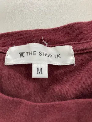 THE SHOP TK/ザショップティーケー/Tシャツ/カットソー/トップス/ブラウン/M