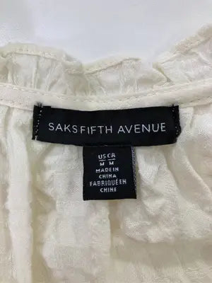 Saks Fifth Avenue/ワンピース/ワンピース/ドレス/ホワイト/M
