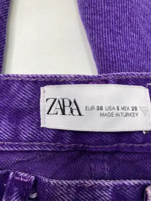 ZARA/ザラ/デニムパンツ/パンツ/パープル/USA 6