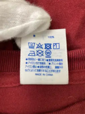 Tシャツ/カットソー/トップス/レッド/L