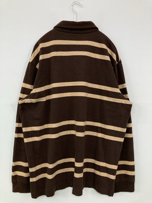 LANDS' END/ランズエンド/ポロシャツ/トップス/ブラウン/XL