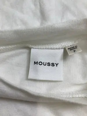 MOUSSY/マウジー/Tシャツ/カットソー/トップス/ホワイト/F