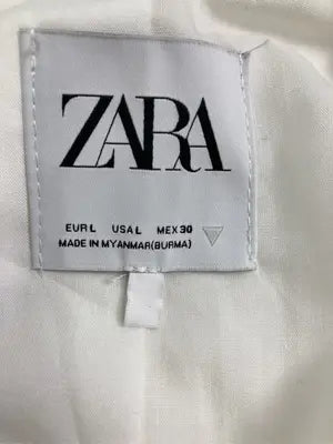 ZARA/ザラ/テーラードジャケット/ジャケット/アウター/ホワイト/EUR L/USA L/MEX 30