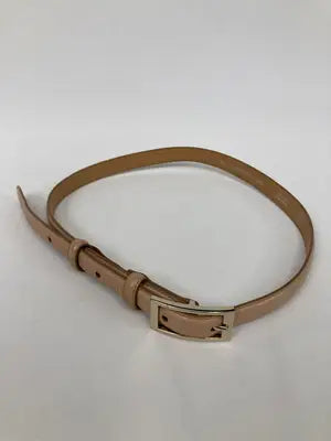 GENUINE LEATHER/ベルト/ファッション雑貨/ベージュ
