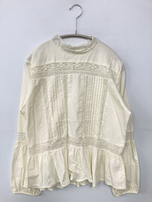 RETRO GIRL/レトロガール/シャツ/ブラウス/トップス/ホワイト/M