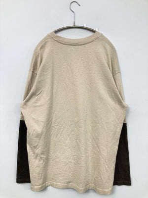 HOOK/フック/Tシャツ/カットソー/トップス/アイボリー/L