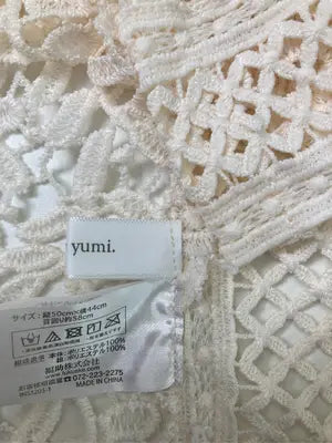tal.by yumi/タルバイユミ/ベスト/トップス/アイボリー/縦50cmｘ横44cm　首回り約58cm