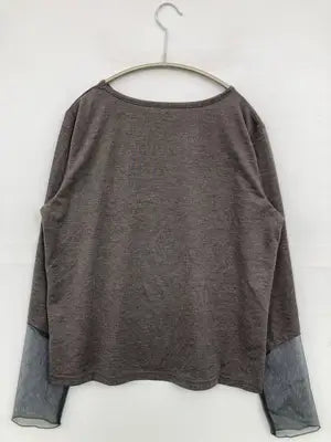 mil/Tシャツ/カットソー/トップス/グレー/S