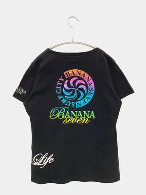BANANA SEVEN/Tシャツ/カットソー/トップス/ブラック/L