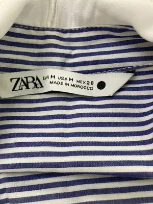 ZARA/ザラ/シャツ/ブラウス/トップス/ネイビー/M