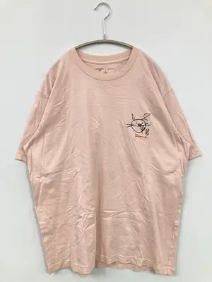UNIQLO/ユニクロ/Tシャツ/カットソー/トップス/ピンク/XL