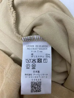 URBAN RESEARCH/アーバンリサーチ/Tシャツ/カットソー/トップス/ベージュ/Free