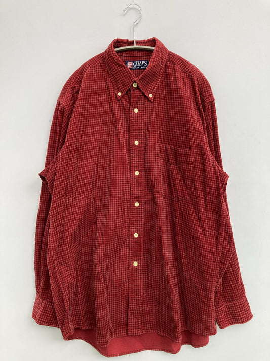 CHAPS/チャップス/シャツ/ブラウス/トップス/レッド/L