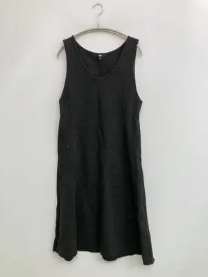 UNIQLO/ユニクロ/ワンピース/ワンピース/ドレス/グレー/S