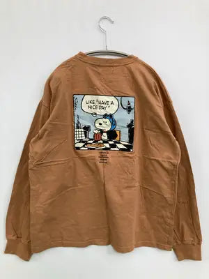 PEANUTS/ピーナッツ/Tシャツ/カットソー/トップス/ブラウン/M