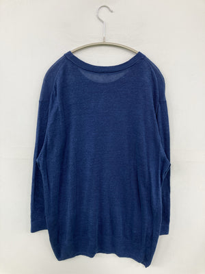 無印良品/ムジルシリョウヒン/ニット/セーター/トップス/ネイビー/XL