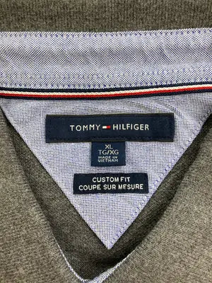 TOMMY HILFIGER/トミーヒルフィガー/ポロシャツ/トップス/グレー/XL