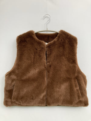 ELENCARE DUE/エレンカーレデュエ/ベスト/トップス/ブラウン/F