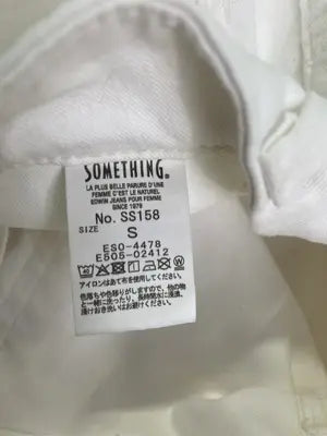 SOMETHING/サムシング/チノパンツ/パンツ/ホワイト/S