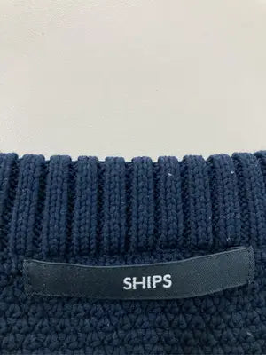 SHIPS/シップス/ニット/セーター/トップス/ネイビー/M