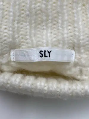 SLY/スライ/ニット/セーター/トップス/ホワイト/FREE