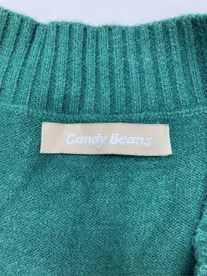 Candy Beans/ベスト/トップス/グリーン/M