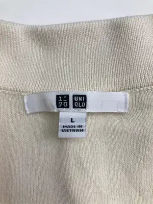 UNIQLO/ユニクロ/ニット/セーター/トップス/アイボリー/L