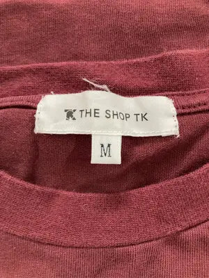 THE SHOP TK/ザショップティーケー/Tシャツ/カットソー/トップス/ブラウン/M