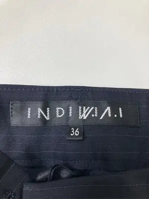 INDIVI/インディヴィ/スラックス/パンツ/ネイビー/36