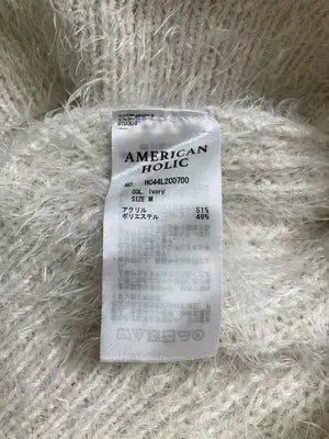 AMERICAN HOLIC/アメリカンホリック/ニット/セーター/トップス/アイボリー/M
