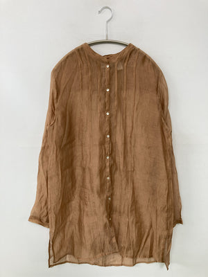 CHICO`S/シャツ/ブラウス/トップス/ブラウン/1