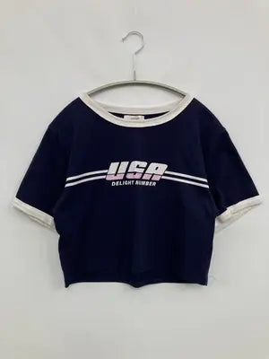 Attitude makes style!/アティチュードメイクススタイル/Tシャツ/カットソー/トップス/ネイビー/M