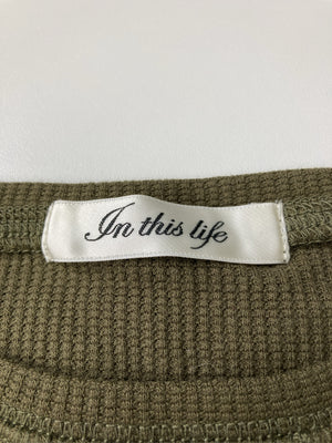 In this life/Tシャツ/カットソー/トップス/カーキ/F