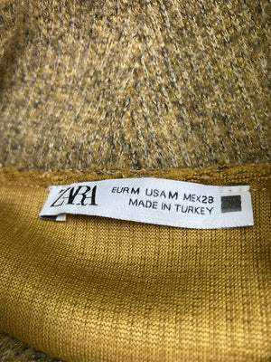 ZARA/ザラ/ニット/セーター/トップス/イエロー/EUR M/USA M/ MEX 28