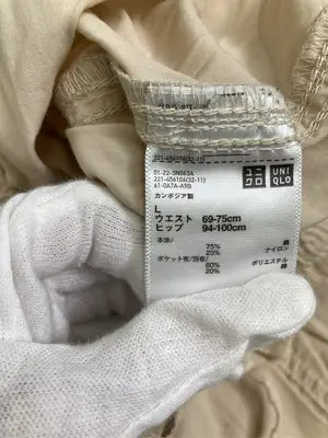 UNIQLO/ユニクロ/その他パンツ/パンツ/ベージュ/L