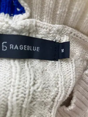 RAGE BLUE/レイジブルー/ニット/セーター/トップス/アイボリー/M
