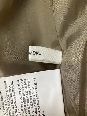 The Von./ノーカラーコート/ジャケット/アウター/ベージュ/M