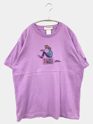 Left Alone/レフトアローン/Tシャツ/カットソー/トップス/パープル/L