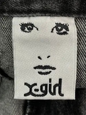 X-GIRL/エックスガール/デニムパンツ/パンツ/ブラック/S
