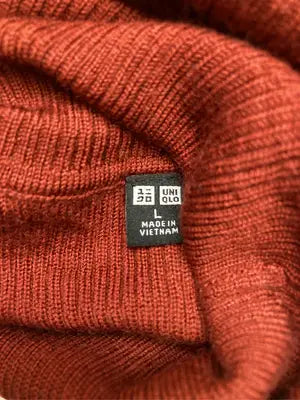 UNIQLO/ユニクロ/ニット/セーター/トップス/レッド/L