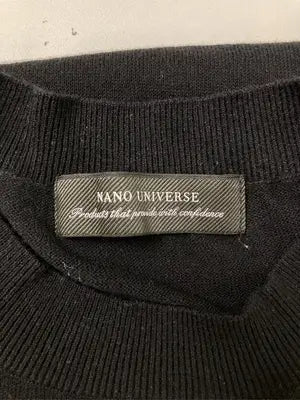 nano UNIVERSE/ナノユニバース/Tシャツ/カットソー/トップス/ブラック/M