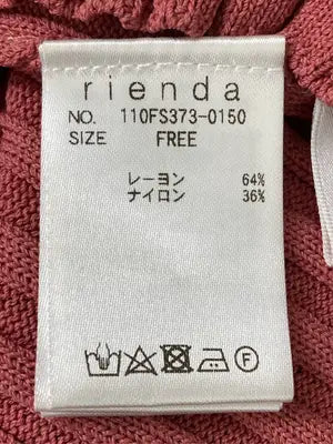 rienda/リエンダ/ワンピース/ワンピース/ドレス/レッド/F