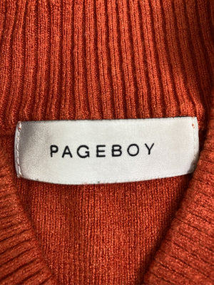 PAGE BOY/ページボーイ/ニット/セーター/トップス/オレンジ/F