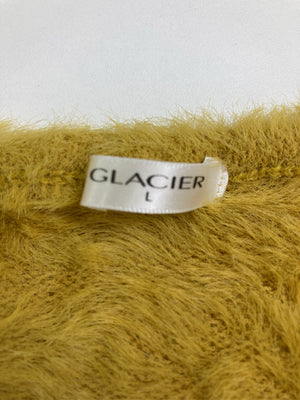GLACIER/グラシア/ニット/セーター/トップス/イエロー/L